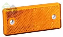 Reflector oranje - 96 x 47 mm - Opschroefbaar - Reflectors