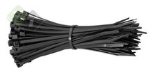Kabelbinders Zwart 7,6 x 380 mm - Tiewraps - Tieraps - 100 delig