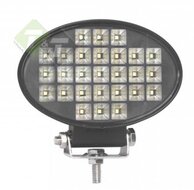 LED Werklamp met schakelaar - 27 LEDS - Ovaal - 40 Watt - Ledlamp
