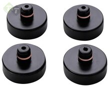 Rubberen opname pad set - Geschikt voor Tesla - Steunrubber - Beschermrubber