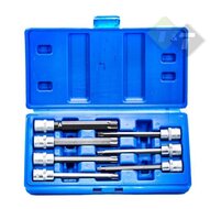 Torxdoppen set - 7 delig - 3/8 inch aansluiting - T25 tot T60 - SATRA