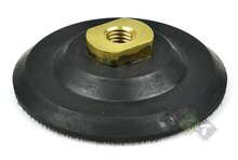 Rubberen polijstpad houder 100mm - Klittenband - Poetspadhouder - GEKO