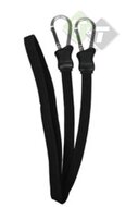 Platte elastiek met karabijnhaak - 180cm - Bagagespanner - Benson