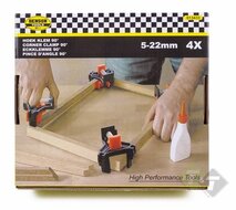 Hoek klem set - 4 delig - Lijmklem - Hoekklemmen - Benson
