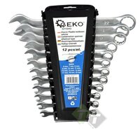 Steekring sleutel set - 12 dlg - 6 t/m 22 mm - Steek ringsleutel - GEKO