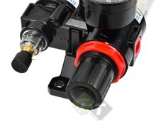 Drukregelaar met filter en waterafscheider - 1/4 duims - Max druk 10 bar - Compressor regelaar - GEKO
