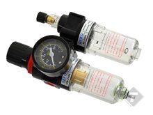 Drukregelaar met filter en waterafscheider - 1/4 duims - Max druk 10 bar - Compressor regelaar - GEKO