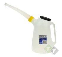 Olie-/ vloeistofkan met schenktuit - 5 Liter inhoud - GEKO