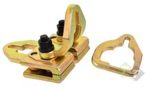 Zelfspannende plaatklem 5 ton - Carrosserieklem - Brede grip - Platenklem - GEKO