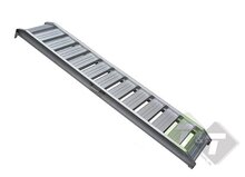 Oprijplaat aluminium - 181x30x8,5 cm - Max belasting 150KG - Oprijplank - Per stuk