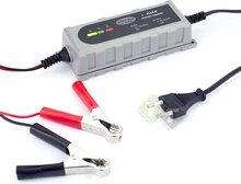 Acculader 12 Volt 1.0 Ampere - Stroomlader - Druppelaar - Druppellader - H&ouml;fftech