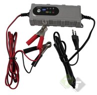 Acculader 6 en 12 Volt - Batterijlader - 3.8A - Druppelaar - Stroomlader - Hofftech