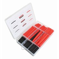 Krimpkous assortiment set - Zwart en rood - 270 delig - ASTA