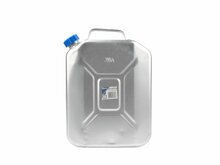 Aluminium jerrycan - 20 liter - Vloeistoftank - Kan - GEKO