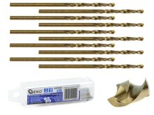 HSS kobalt boor - 2.0mm - Boren set - 10 stuks - Metaal boor - GEKO