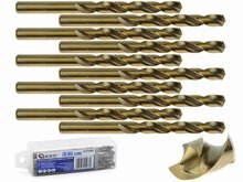 HSS kobalt boor - 8.5mm - Boren set - 10 stuks - Metaal boor - GEKO