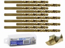 HSS kobalt boor - 7.5mm - Boren set - 10 stuks - Metaal boor - GEKO