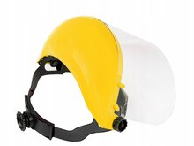 Bescherm masker met PVC helder transparante kap  - gezichtbeschermkap - Beschermbril - GEKO