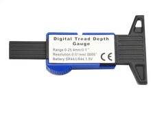 Digitale bandenprofielmeter - 0 tot 25,4 mm - Banden profieldieptemeter - GEKO