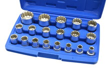 Splinedoppen set - 8-32mm - Spline dop - Doppen - 19 delig - Gear Lock - GEKO