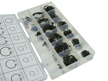 Borgring set - 300 dlg - Binnenwerks assortiment - Seegerring clips - GEKO