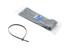 UV Kabelbinders Zwart 7.6 x 400 mm - Tiewraps - Tieraps - 50 delig - GEKO