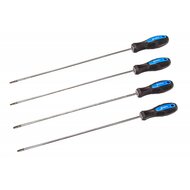 Extra lange torx schroevendraaier set - 4 dlg - Schroevendraaier - Torx - SATRA