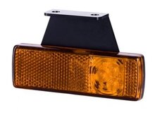 Zijmarkeringslamp met houder - Oranje - 12/24 Volt - Contourlamp - Zijlamp