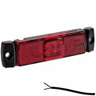 Zijmarkeringslamp 4 leds - Contourlamp rood - 12/24 volt - Zijlamp - Fristom