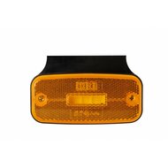 Zijmarkeringslamp met houder - Oranje - 12/24 Volt - Contourlamp 3 LED - Zijlamp