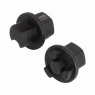 Carterplug doppen set - 2 delig - Olie plug dop - Voor vrachtwagen - ASTA