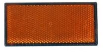 Reflector Oranje - Plak reflector - 105mm x 50mm - E3 keuringReflector Oranje - Plak reflector - 105mm x 50mm - E3 keuring