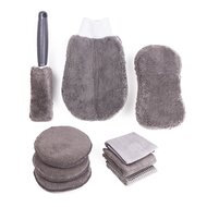 Microvezel handschoen set - Auto washandschoen - 9 delig - Benson