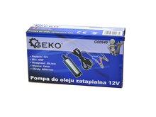 Elektrische oliepomp - 52 mm - Overhevelingspomp 12&nbsp;Volt - Mini olie hevelpomp - GEKO