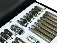 Torx, inbus en spline bitten set - 40 delig - Inbusbit - Spline bit - Torxbit - GEKO