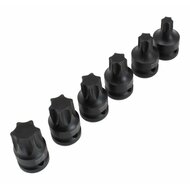 Kracht torxdoppen set - 6 delig - T55 t/m T100 - Torxdop - ASTA