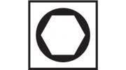 Dop 24mm 3/8" aansluiting - zeskantdop - 6 kant dop - 6 point socket - 3/8"socket 24 mm