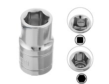 Dop 10mm 1/4 aansluiting - zeskantdop - 6 kant dop - 6 point socket - 1/4 socket 10 mm