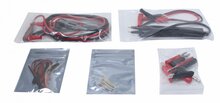 multimeter meetsnoer set 21 delig - met krokodillenklemmen - satra