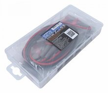 multimeter meetsnoer set 21 delig - met krokodillenklemmen - satra
