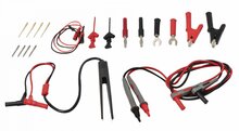 multimeter meetsnoer set 21 delig - met krokodillenklemmen - satra