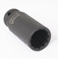 12 kant krachtdop 24mm - 1/2'' - verlengde dop - kracht dop - hoge dop - lange dop