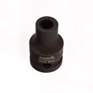 8mm - 1/2'' - 12 kant krachtdop - korte dop - slagmoerdop - asta