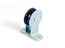 Staande katrol enkel met nylon rol, katrol dubbel, katrollen, katrol, dubbelkatrol