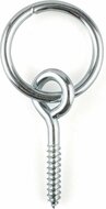 aanlegring met houtdraad - vastzetring 5x40 mm - muurring - oogbout houtdraad