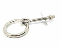 aanlegring met moer - vastzetring 8x80 mm - muurring - oogbout met moer