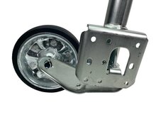 neuswiel zwaar model rond 60mm automaat - steunwiel klapbaar - aanhanger neus wiel - alko