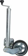 neuswiel zwaar model rond 60mm automaat - aanhanger neus wiel - steunwiel klapbaar - alko