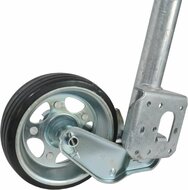 neuswiel zwaar model rond 60mm automaat - aanhanger neus wiel - steunwiel klapbaar - alko
