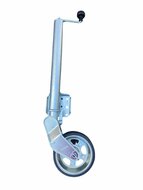 neuswiel zwaar model rond 60mm automaat - aanhanger neus wiel - steunwiel klapbaar - alko